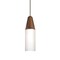 Besa Lighting Nini Cord Pendant, Medium/Opal, Bronze Finish, 1x9W LED 1JT-NINIMD-LED-BR - alternate 1